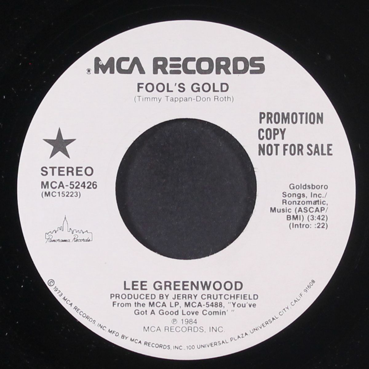 fool's gold / same by LEE GREENWOOD