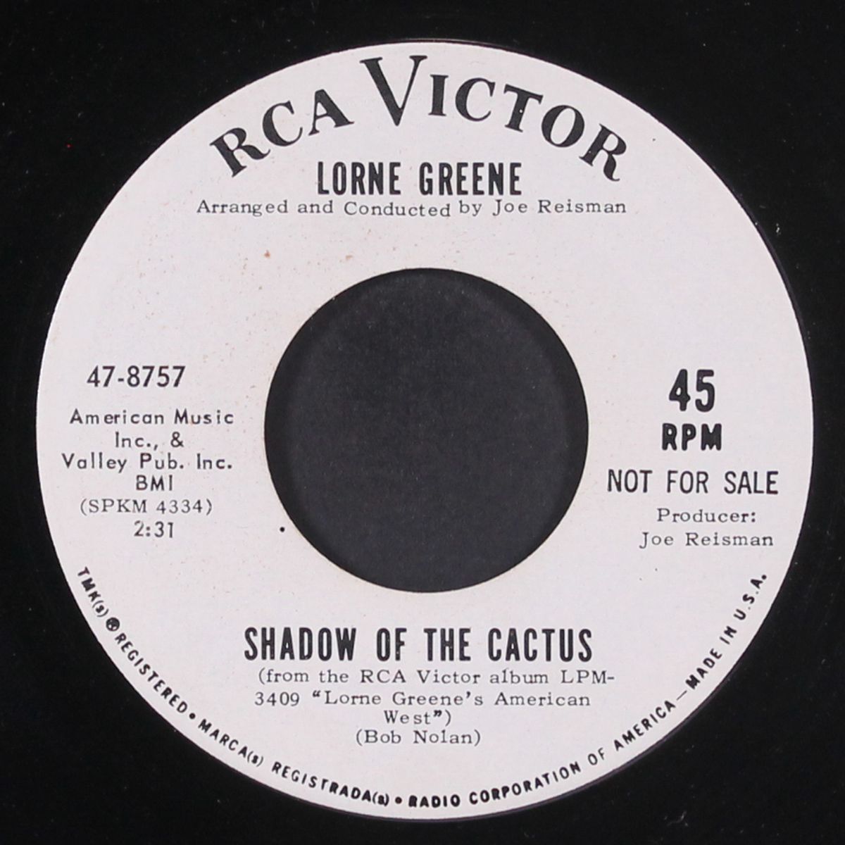 five card stud by LORNE GREENE