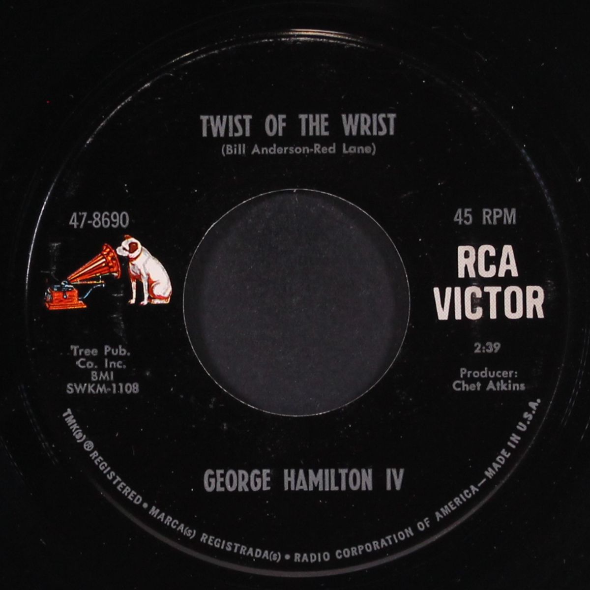 write me a picture / twist of the wrist by GEORGE HAMILTON IV