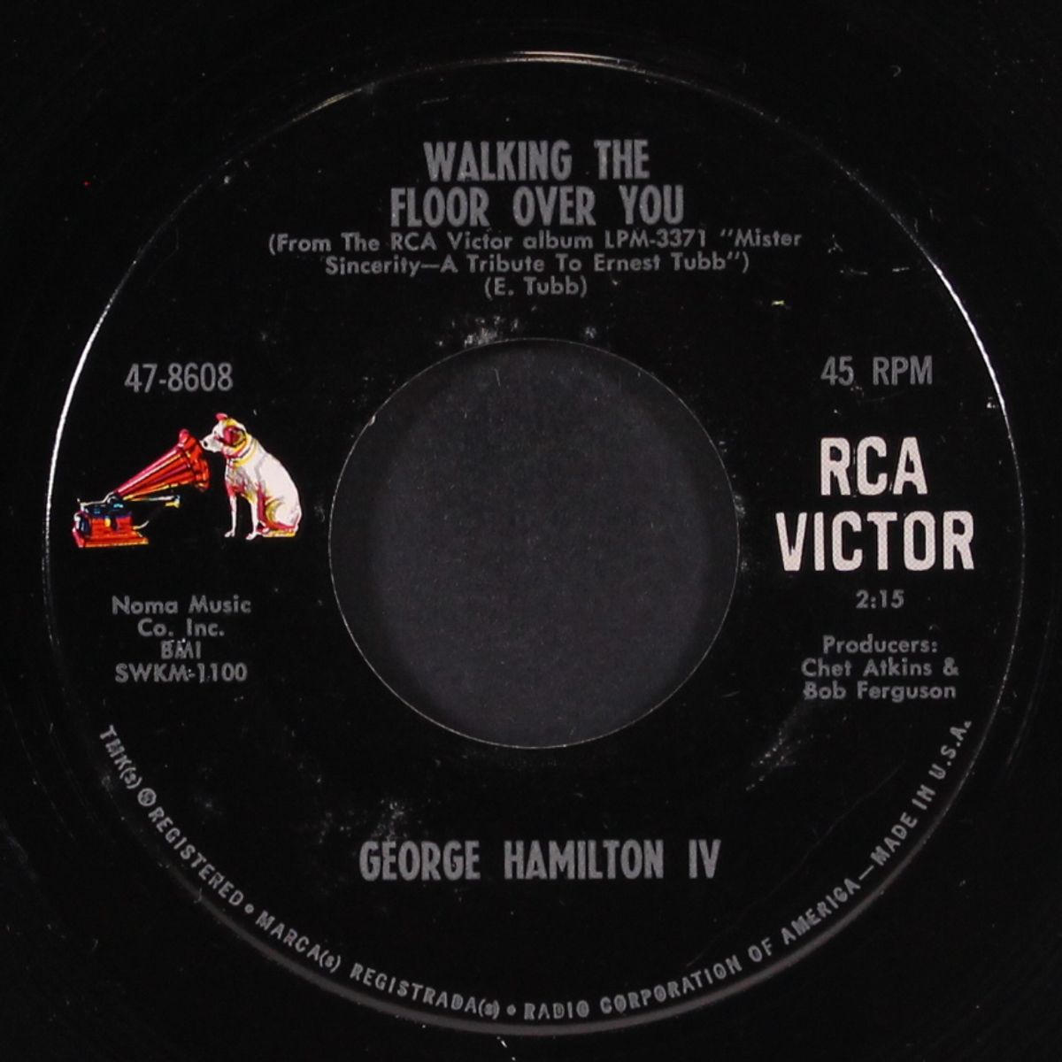 walking the floor over you by GEORGE HAMILTON IV