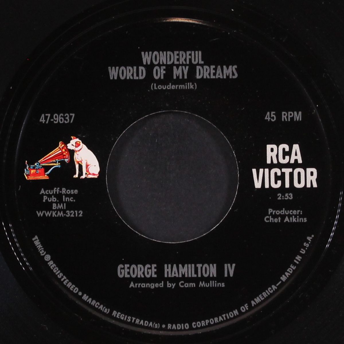 take my hand for awhile by GEORGE HAMILTON IV