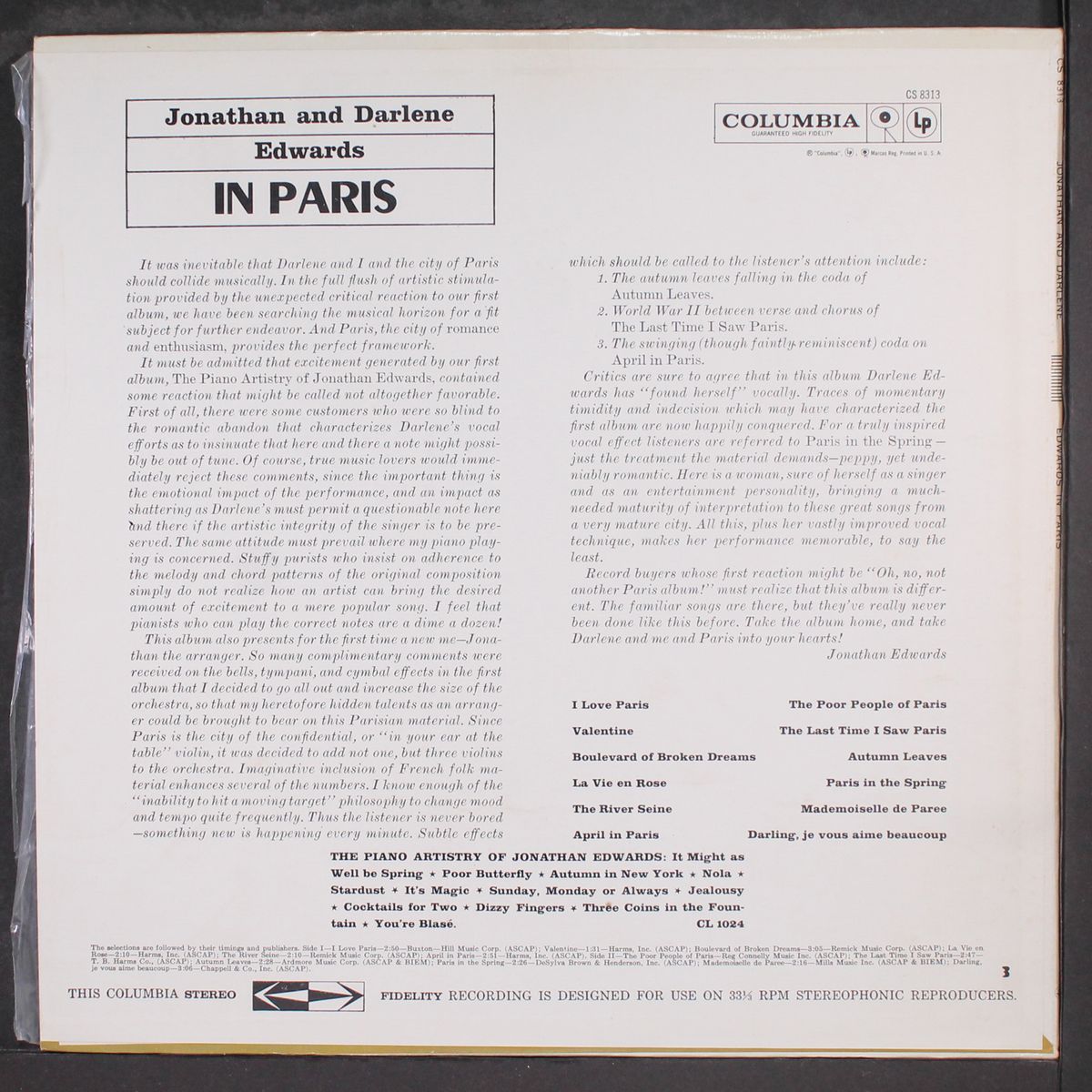 in paris by JONATHAN & DARLEEN EDWARDS