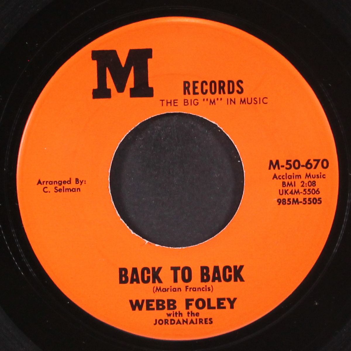 back to back by WEBB FOLEY