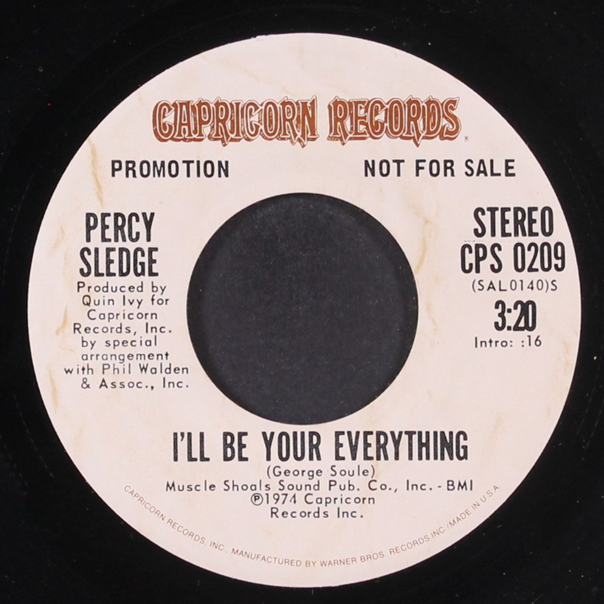 i'll be your everything / mono by PERCY SLEDGE