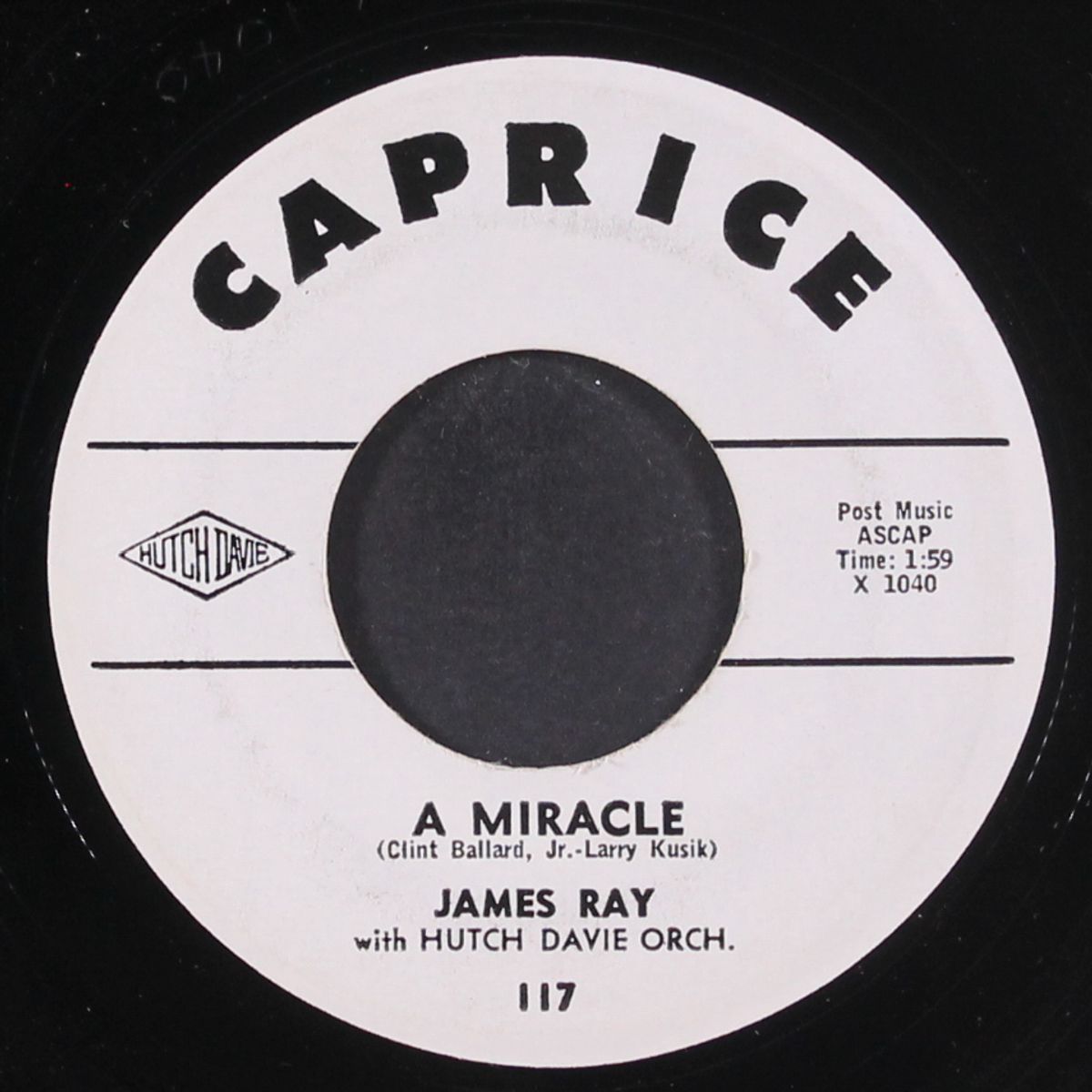 a miracle / things are gonna be different by JAMES RAY