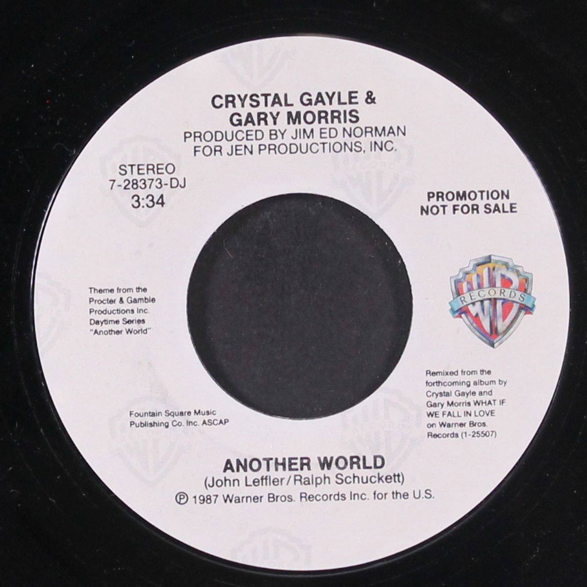 another world / same by CRYSTAL GAYLE & GARY MORRIS