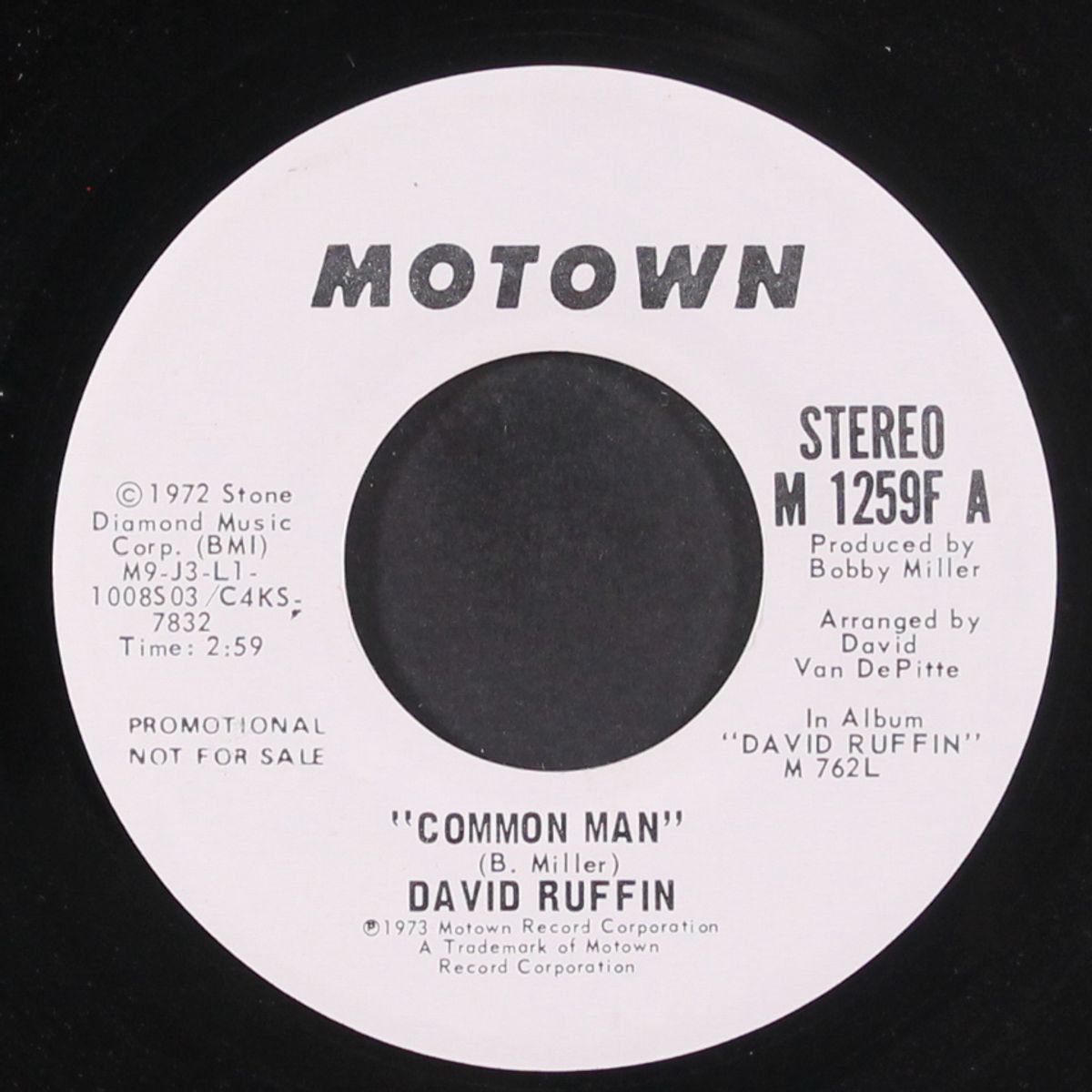 common man / mono by DAVID RUFFIN