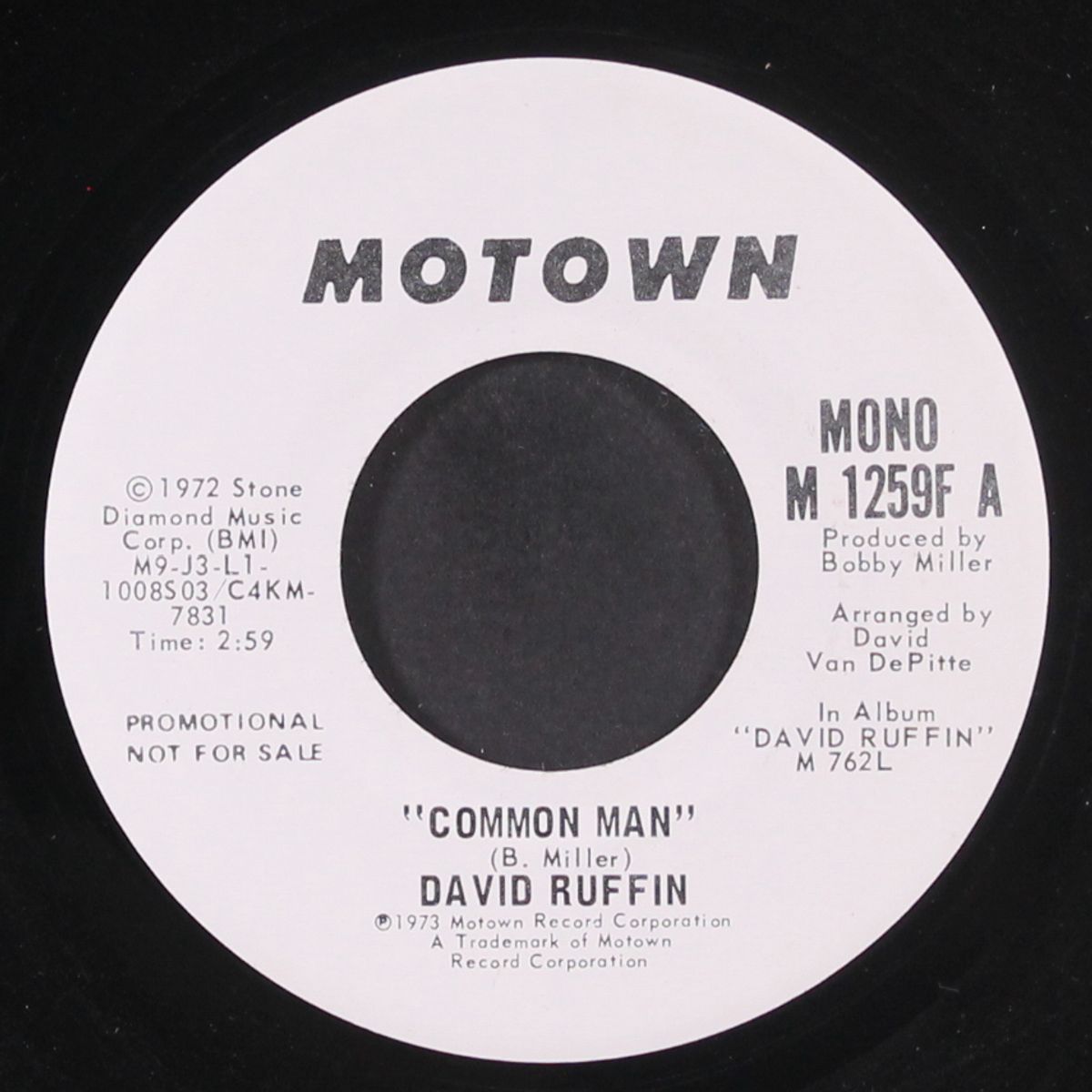 common man / mono by DAVID RUFFIN