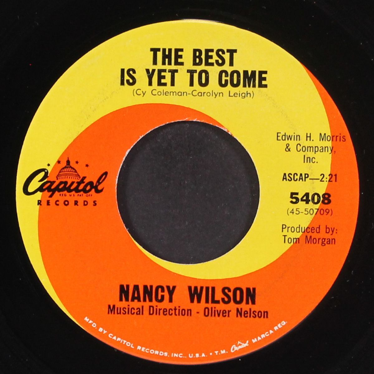 welcome welcome / the best is yet to come by NANCY WILSON
