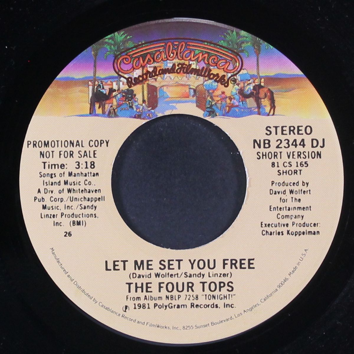 let me set you free / short by FOUR TOPS
