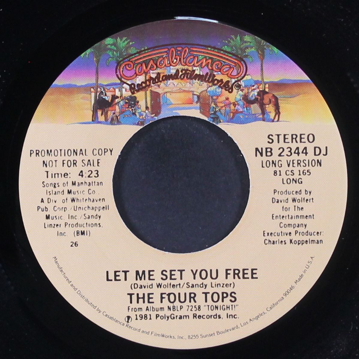 let me set you free / short by FOUR TOPS