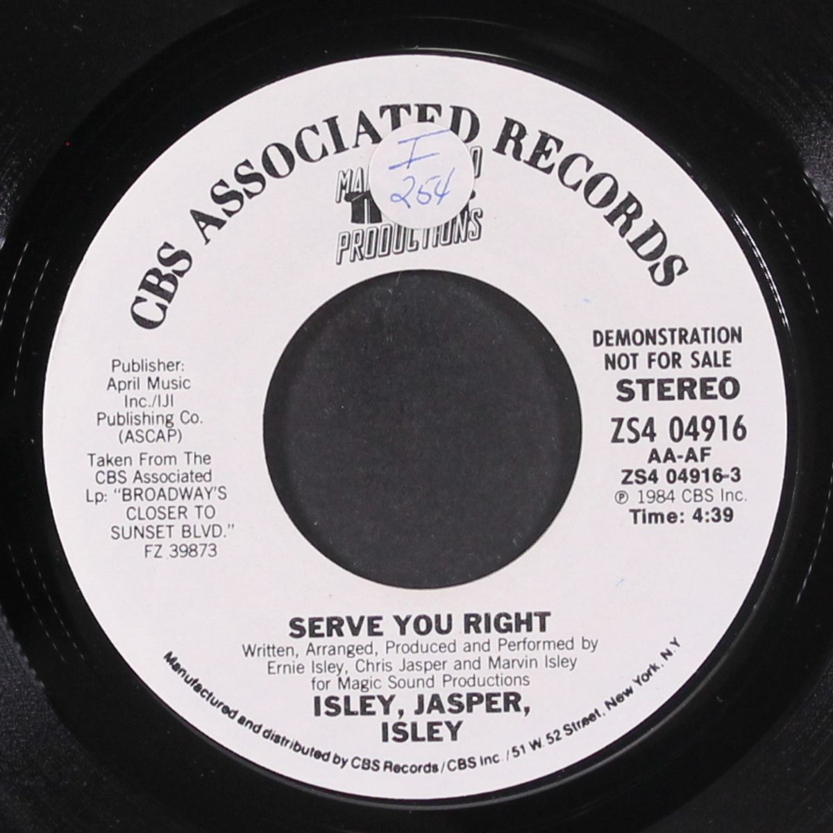 serve you right / same by ISLEY, JASPER, ISLEY