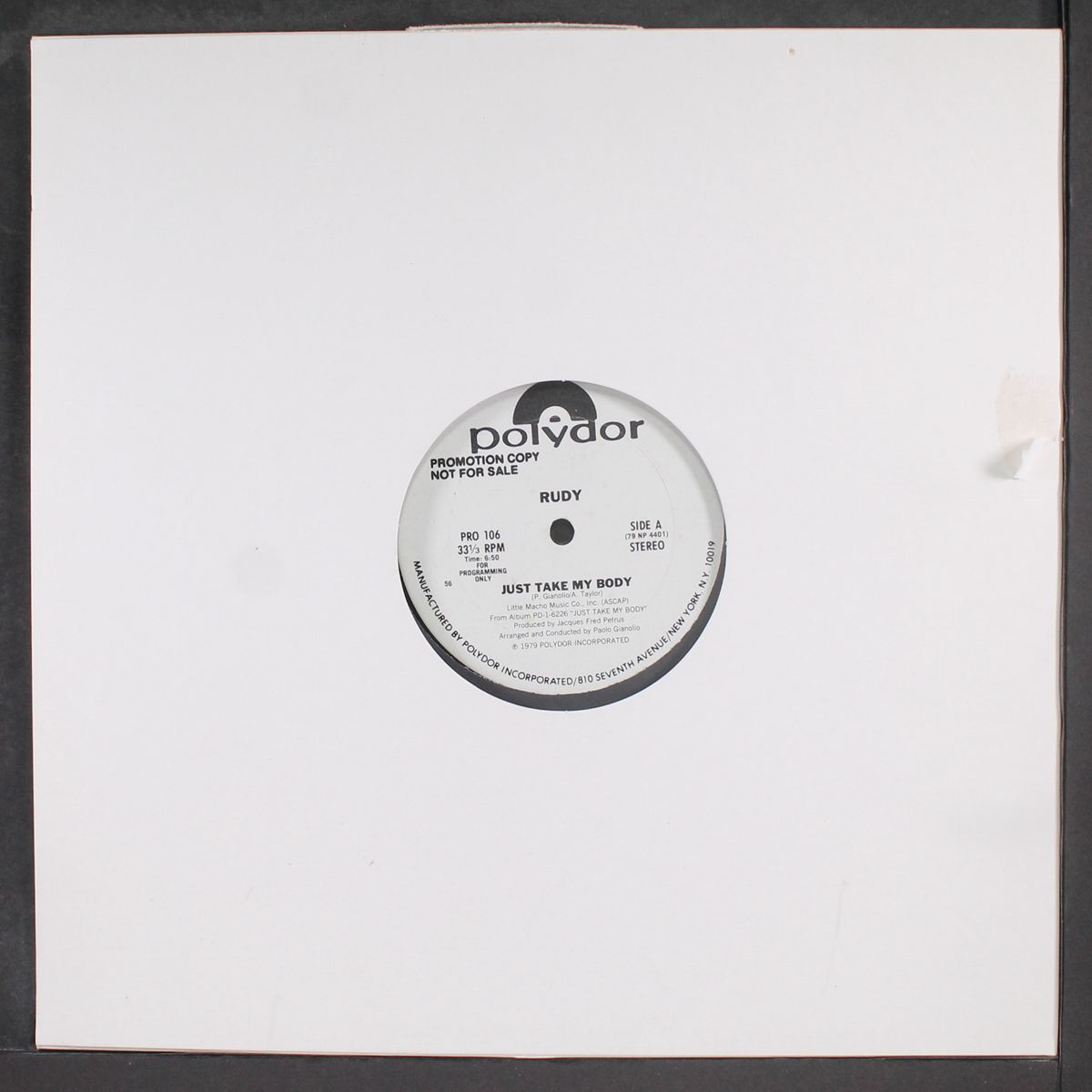 just take my body / same by RUDY