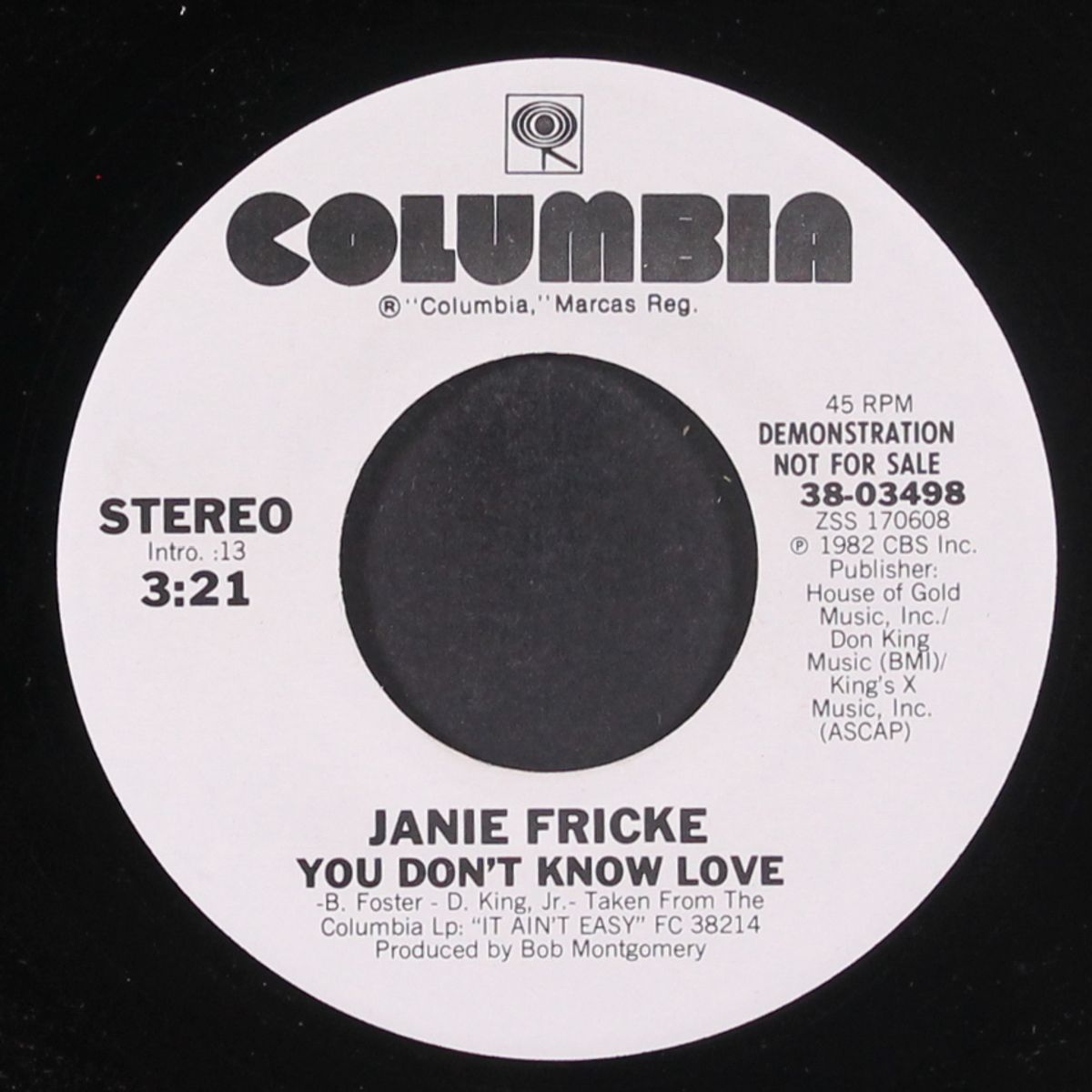 you don't know love / same by JANIE FRICKE