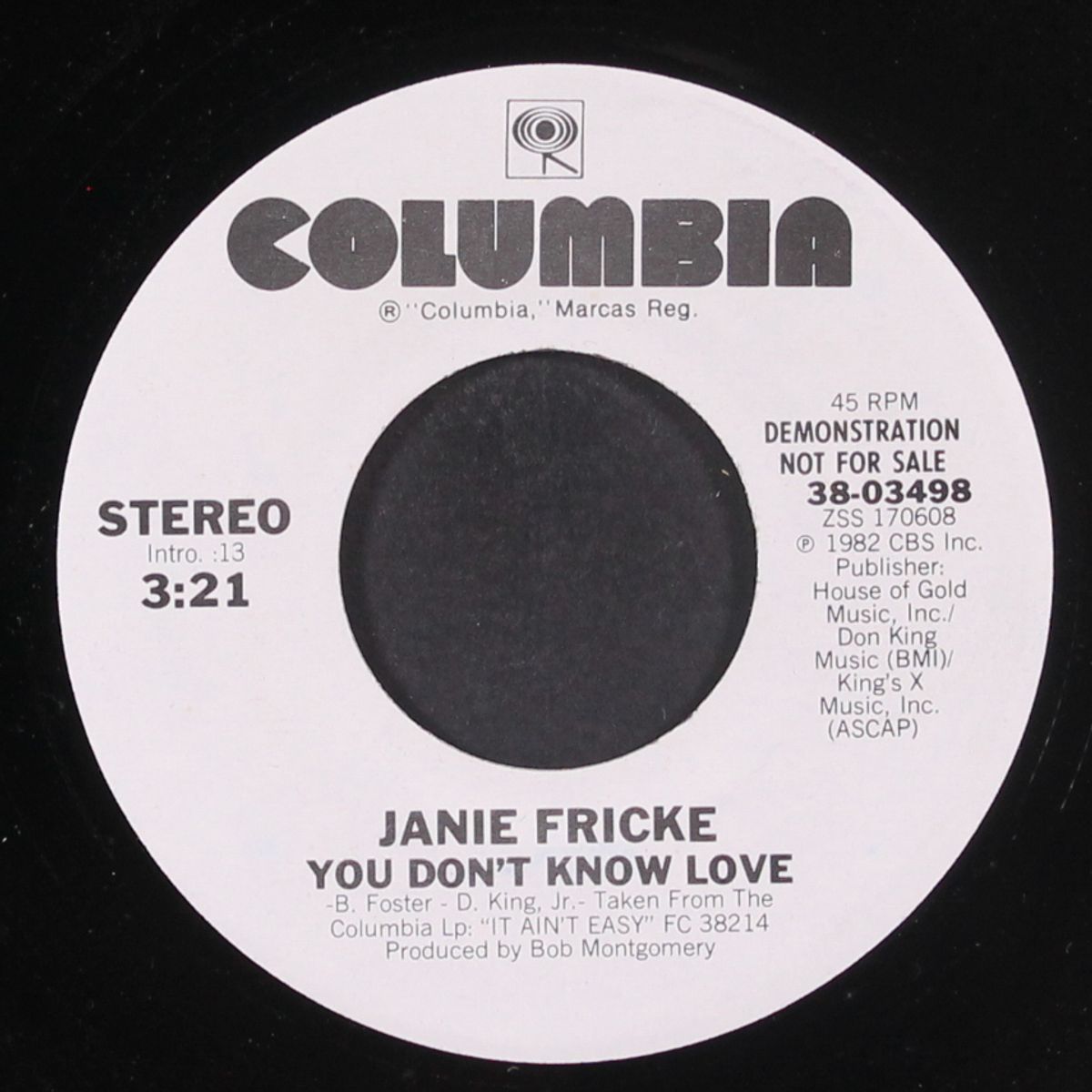 you don't know love / same by JANIE FRICKE