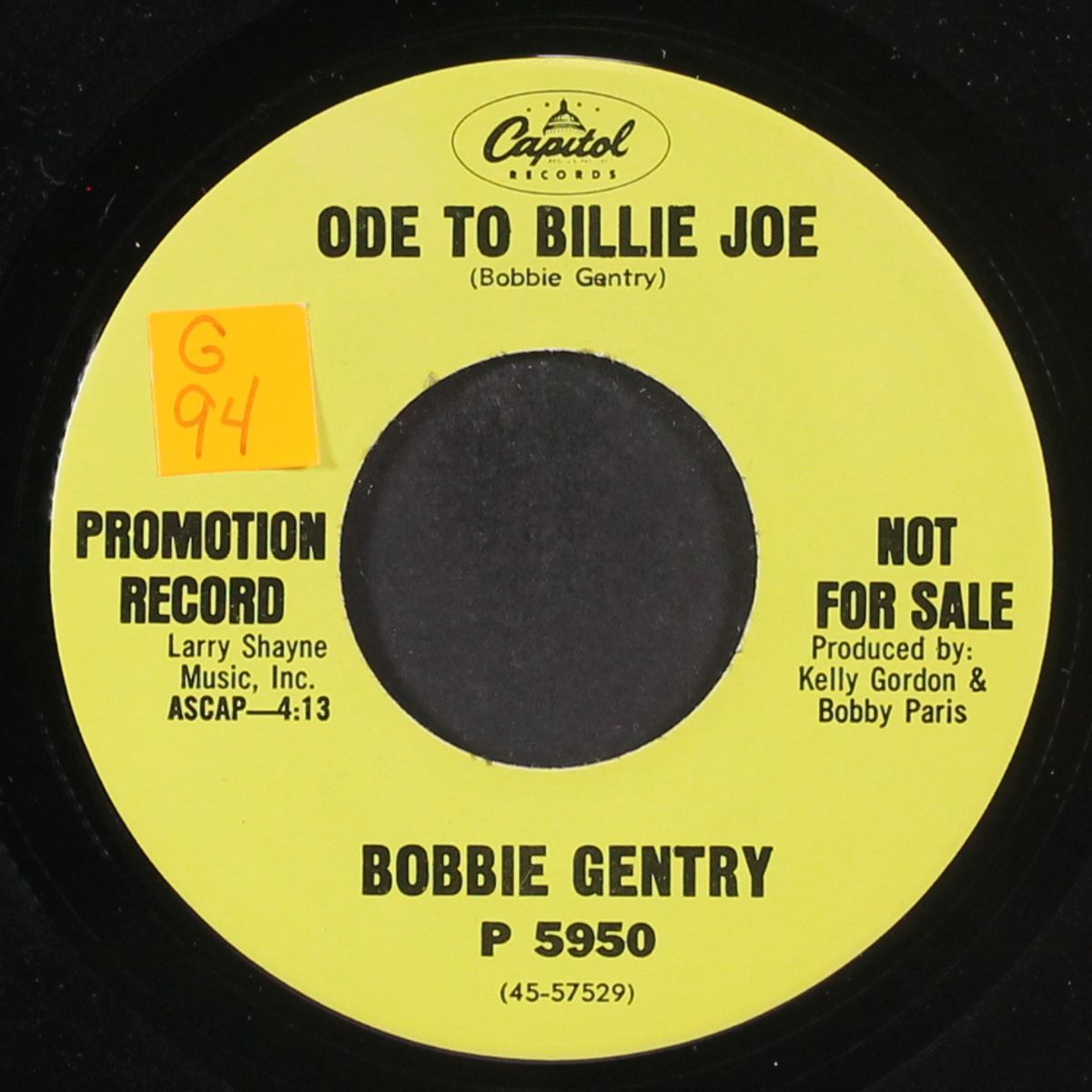 ode to billie joe by BOBBIE GENTRY