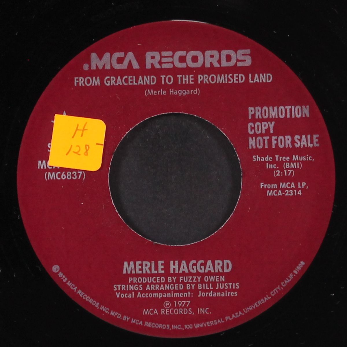 from graceland to the promised land / same by MERLE HAGGARD
