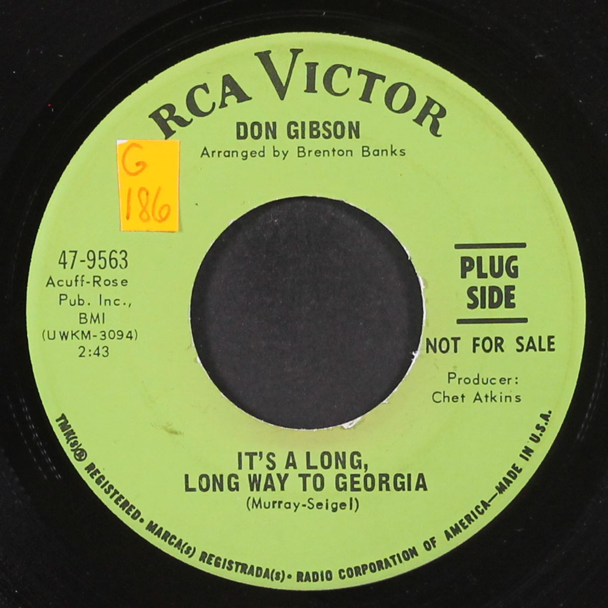 it's a long, long way to georgia by DON GIBSON