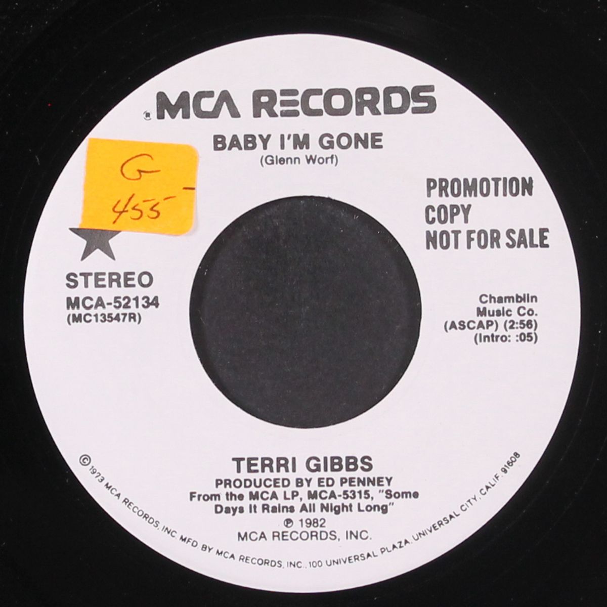 baby i'm gone by TERRI GIBBS