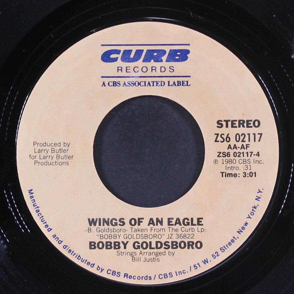 love ain't never hurt nobody / wings of an eagle by BOBBY GOLDSBORO