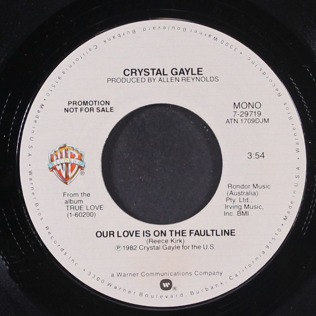 our love is on the faultline / same by CRYSTAL GAYLE