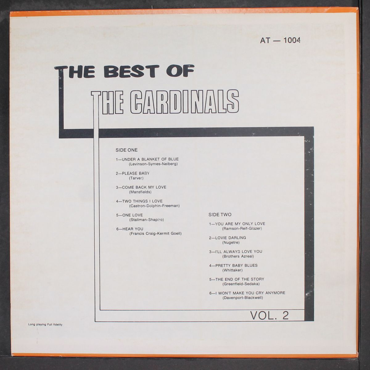 best of, vol. 2 by CARDINALS