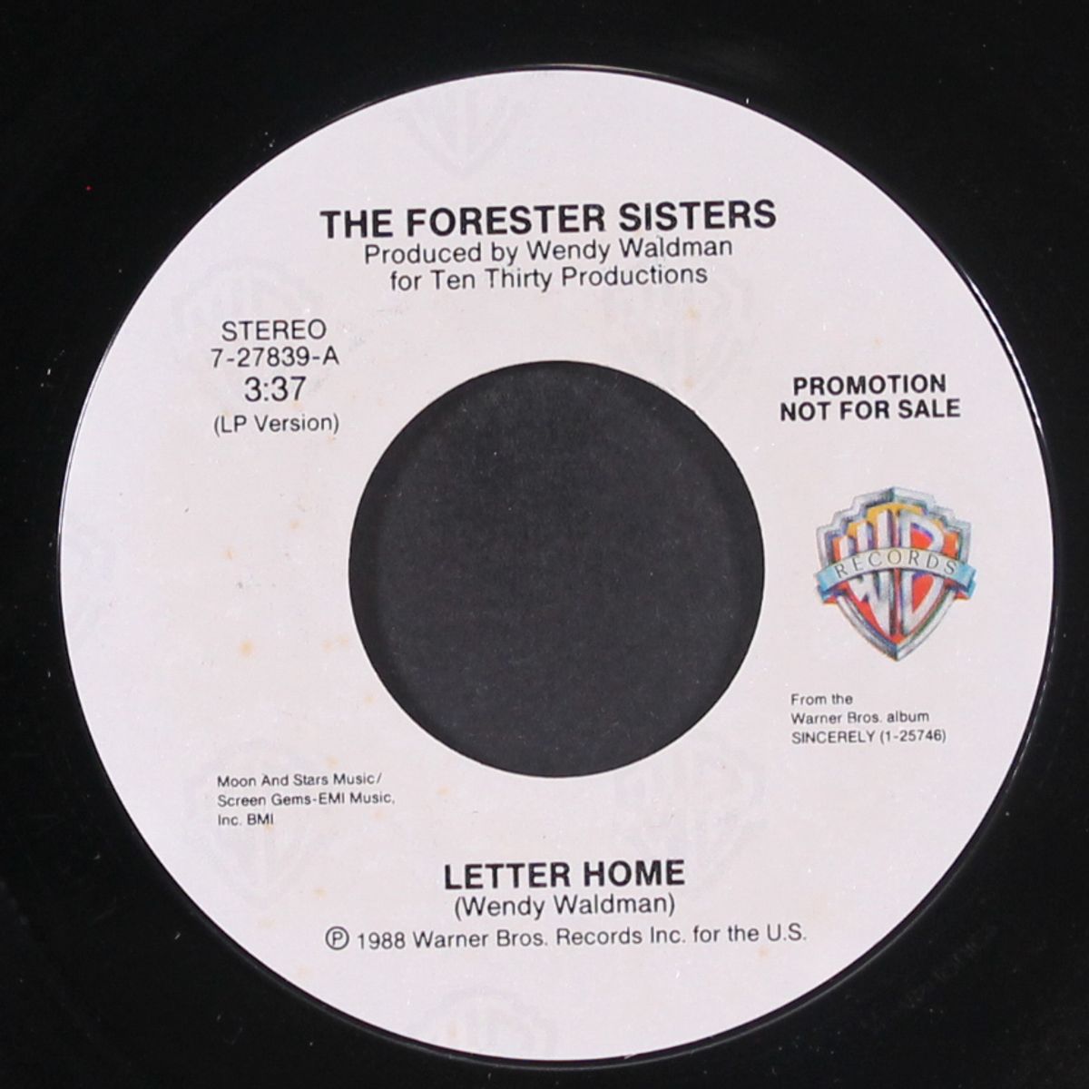 letter home / same by FORESTER SISTERS