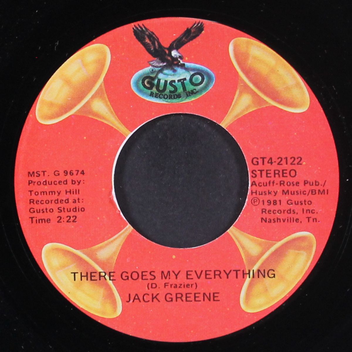 there goes my everything / beautiful lady by JACK GREENE