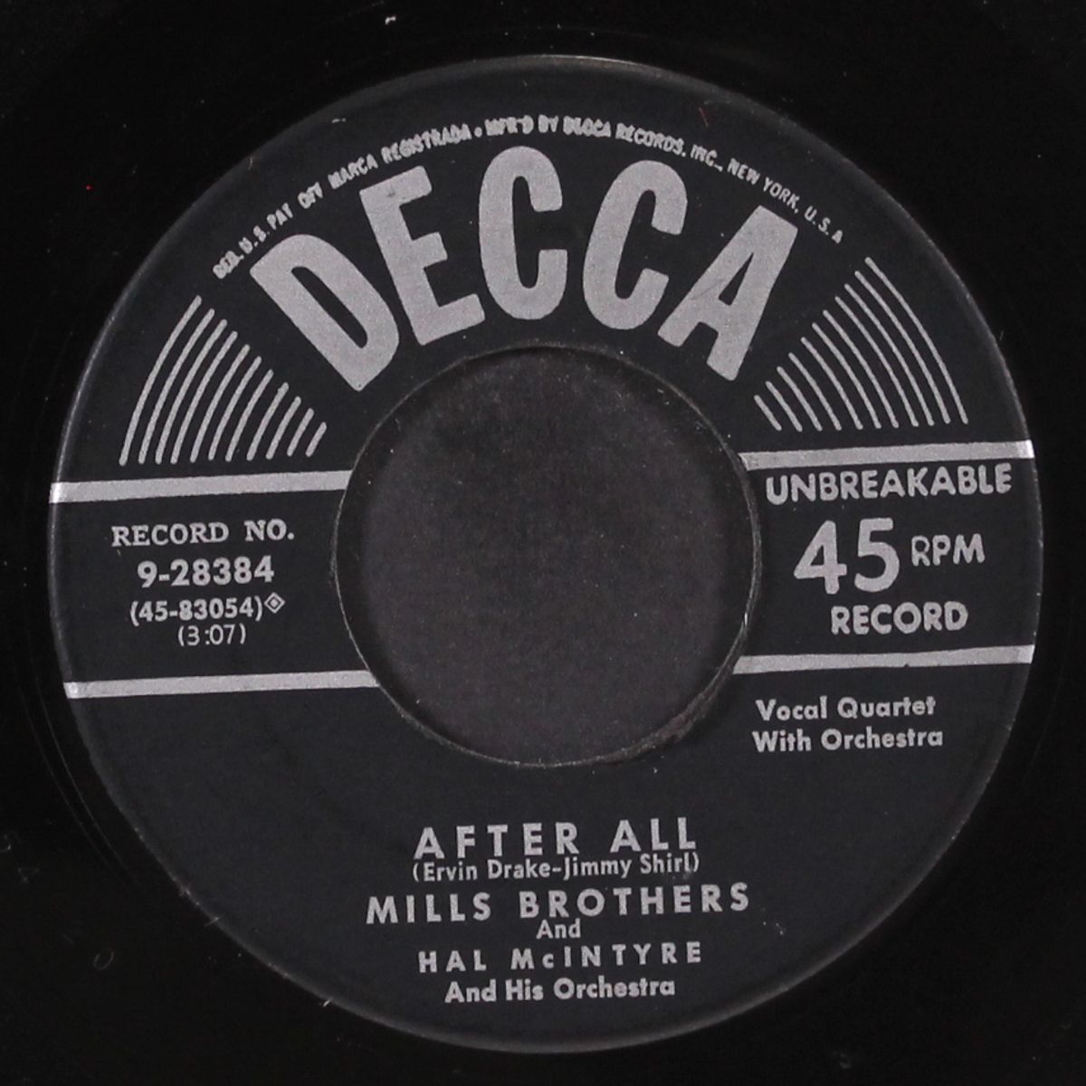 the glow-worm / after all by MILLS BROTHERS