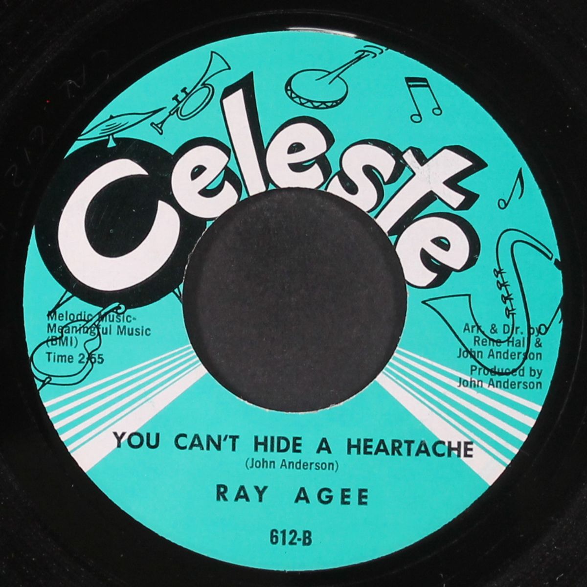 you can't hide a heartache / i am the gambler by RAY AGEE