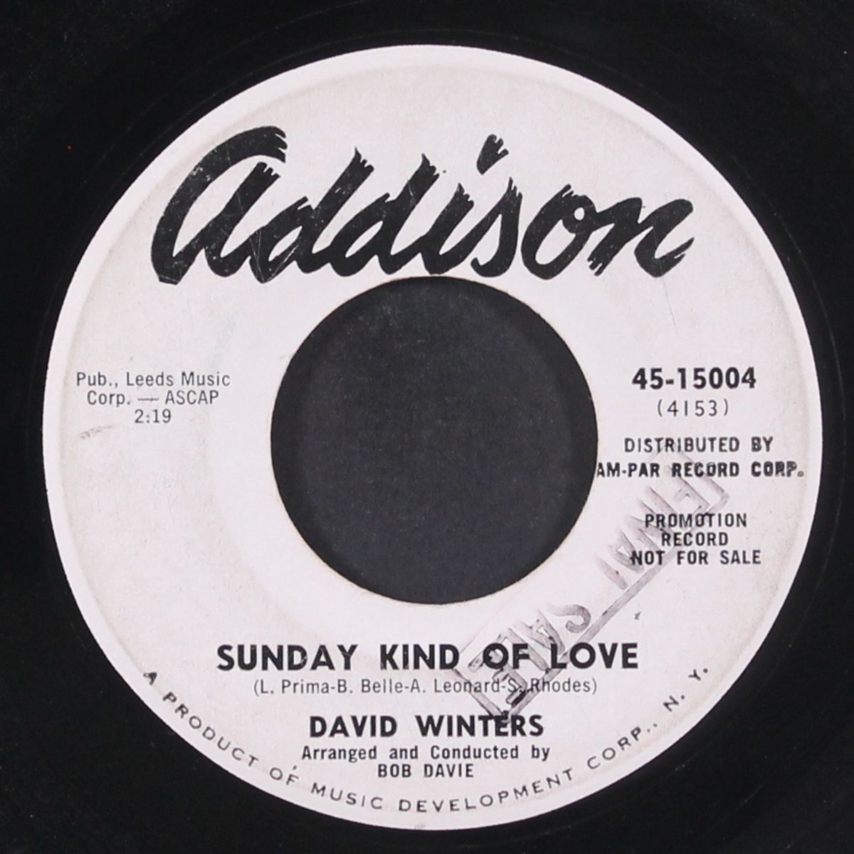 sunday kind of love / princess by DAVID WINTERS & GROUP