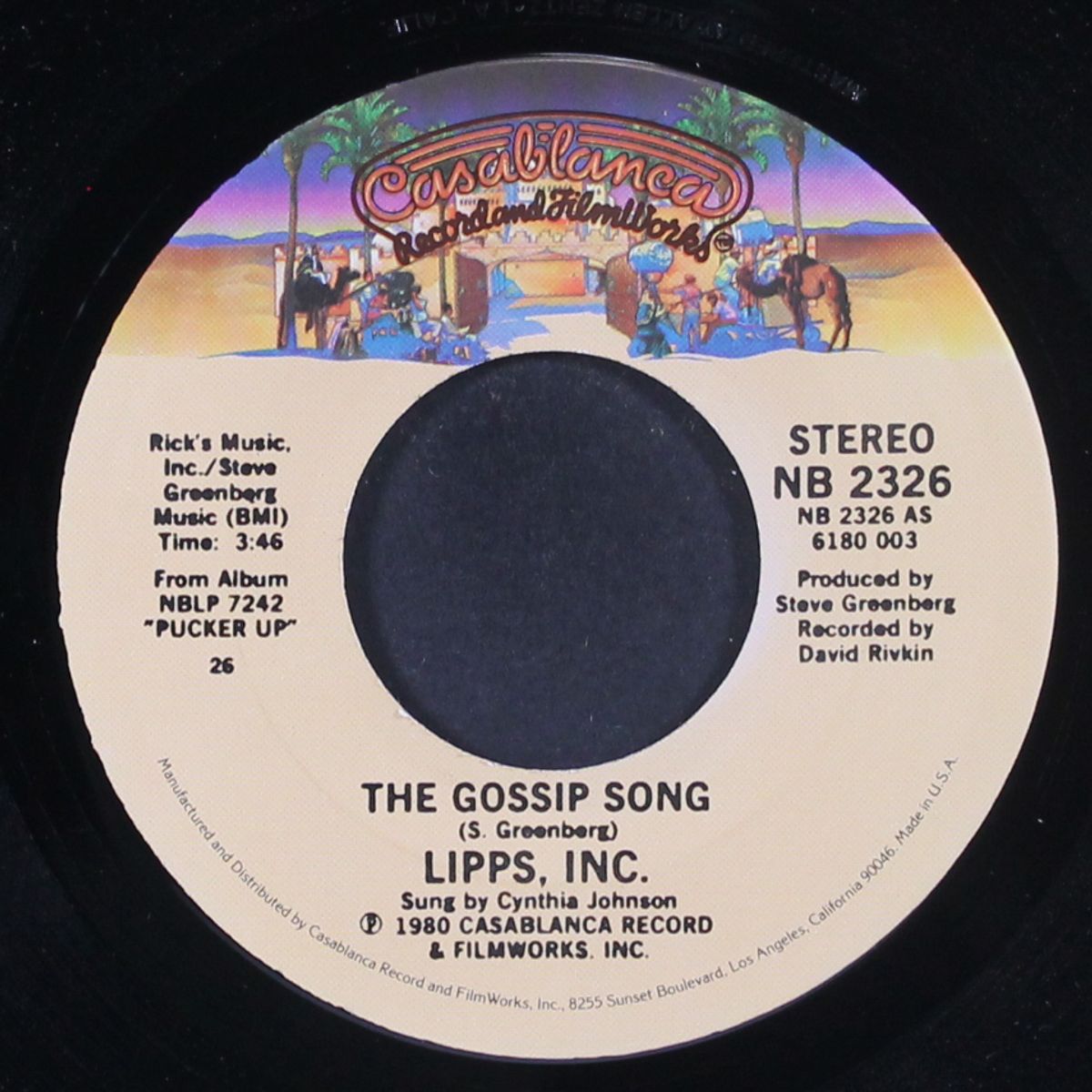 the gossip song / jazzy by LIPPS, INC.