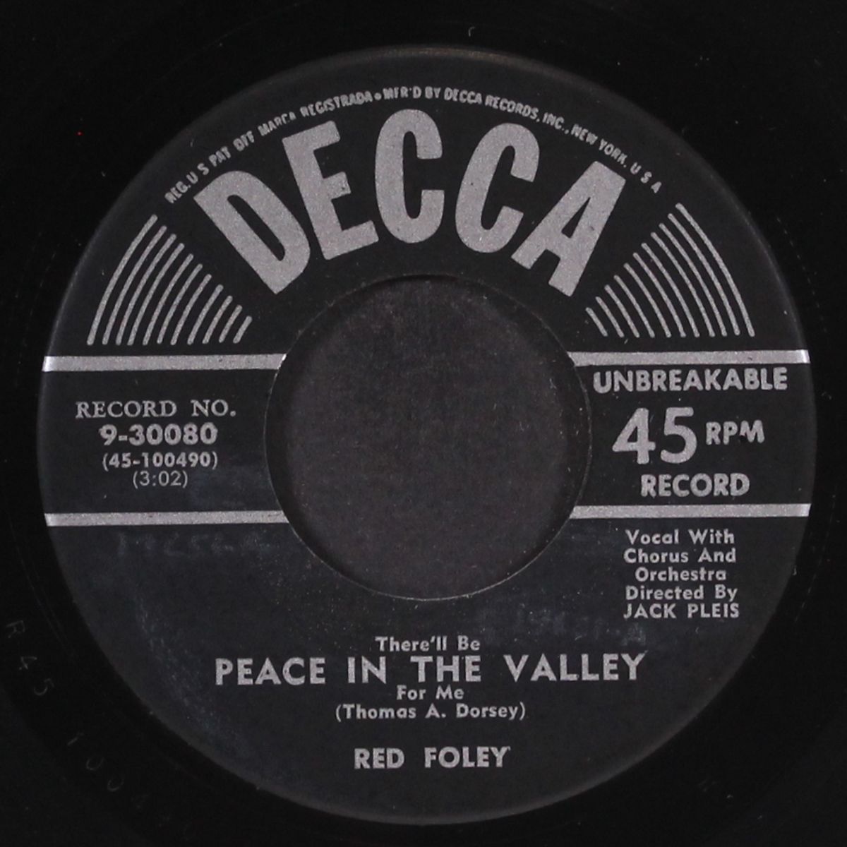 peace in the valley by RED FOLEY