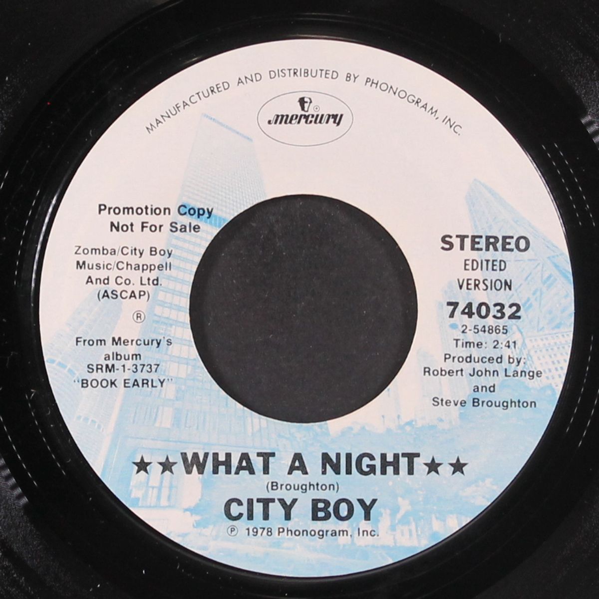 what a night / same by CITY BOY