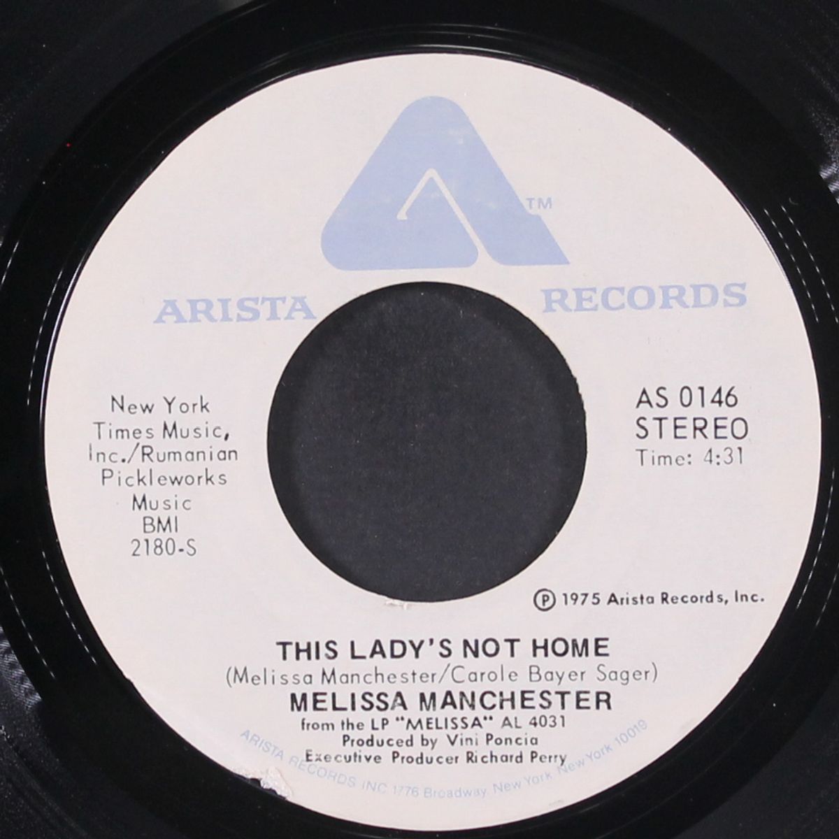 just too many people / this lady's not home by MELISSA MANCHESTER