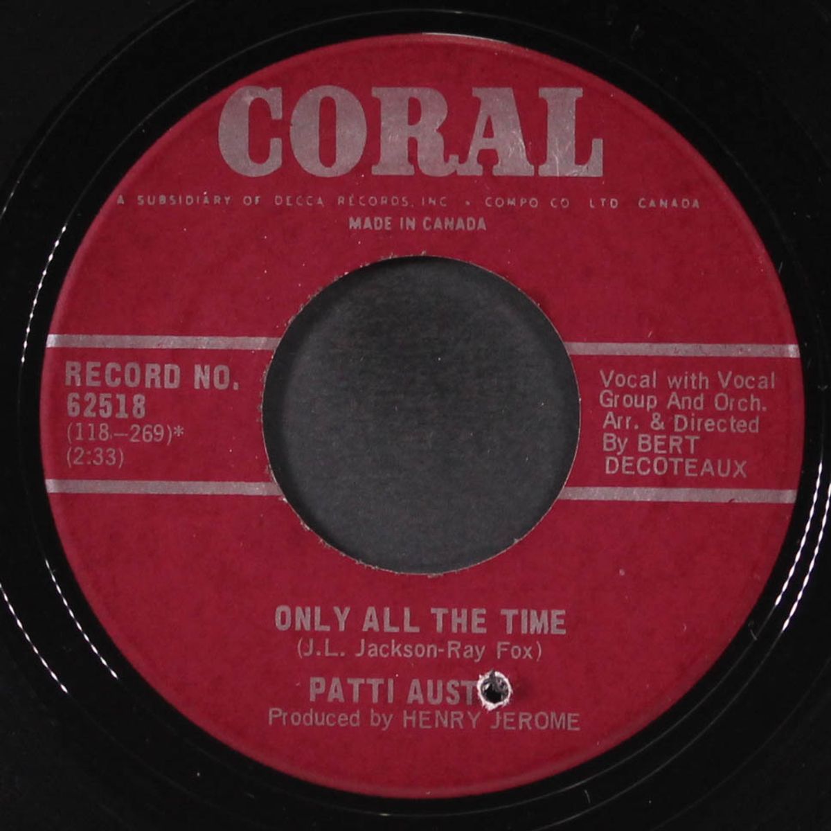 only all the time / oh how i need you joe by PATTI AUSTIN