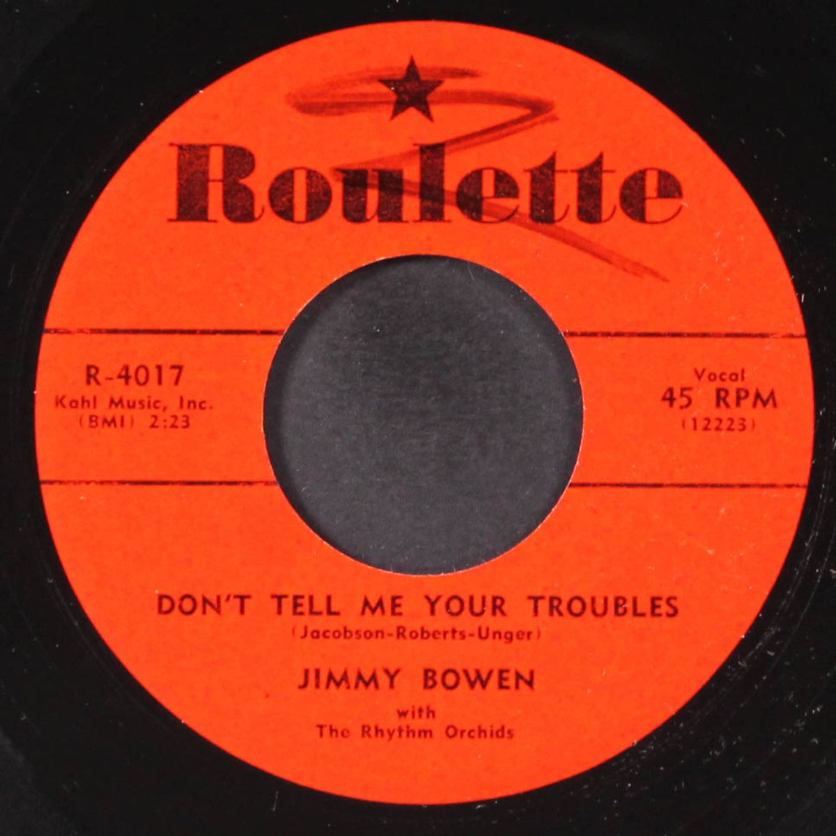 ever since that night / don't tell me your troubles by JIMMY BOWEN