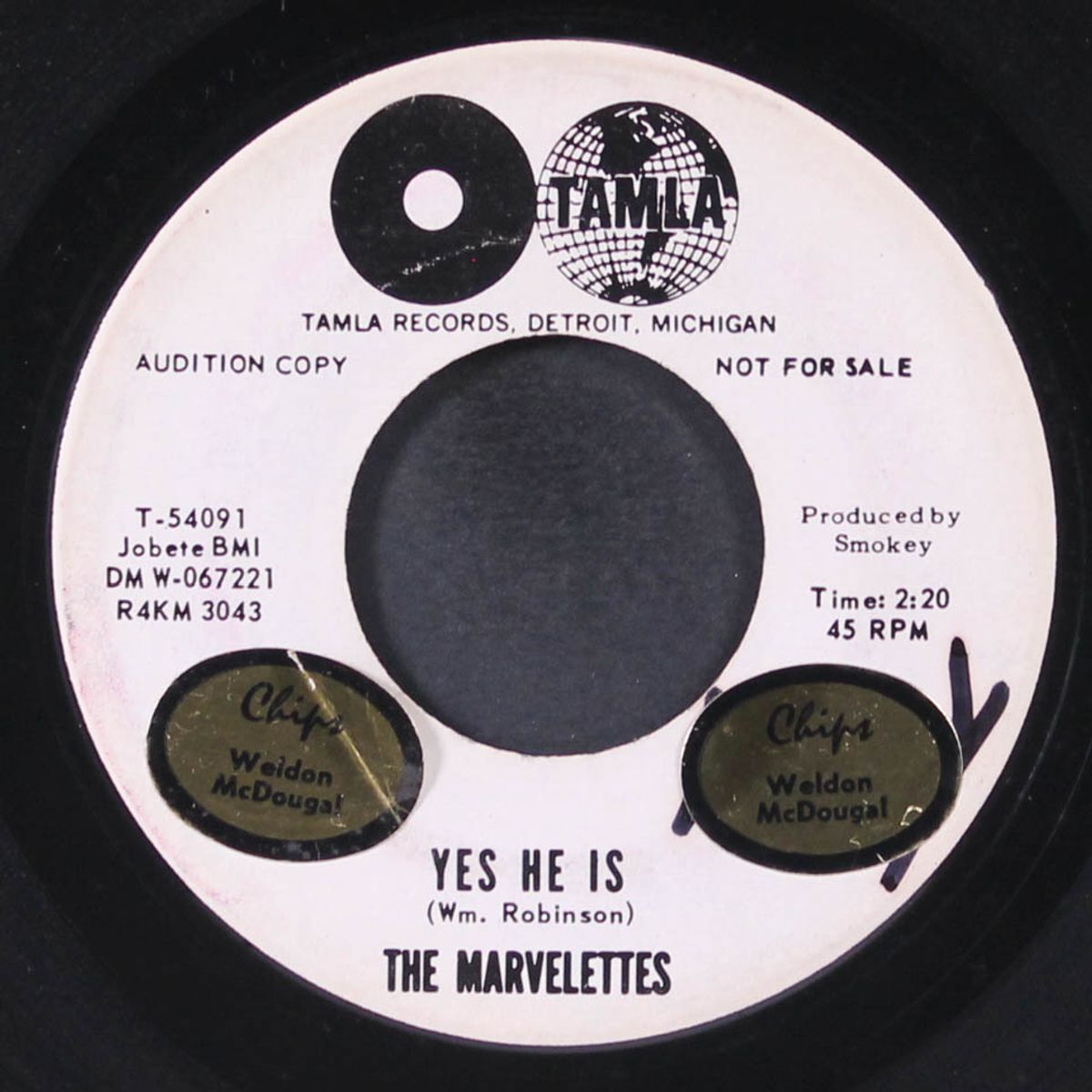 yes he is / blank by MARVELETTES