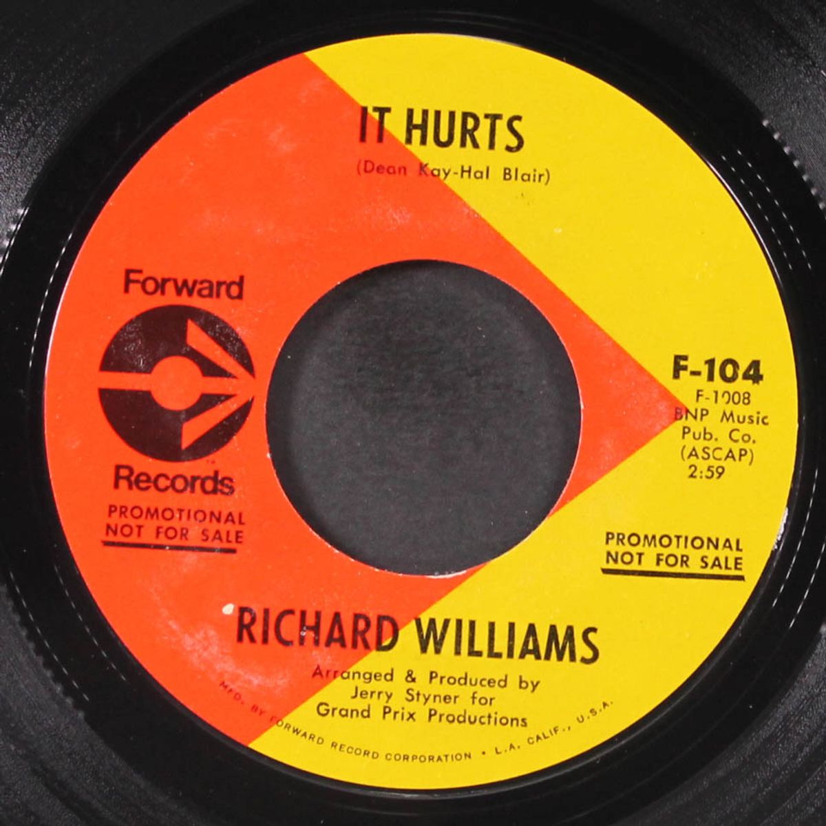 where do i go / it hurts by RICHARD WILLIAMS