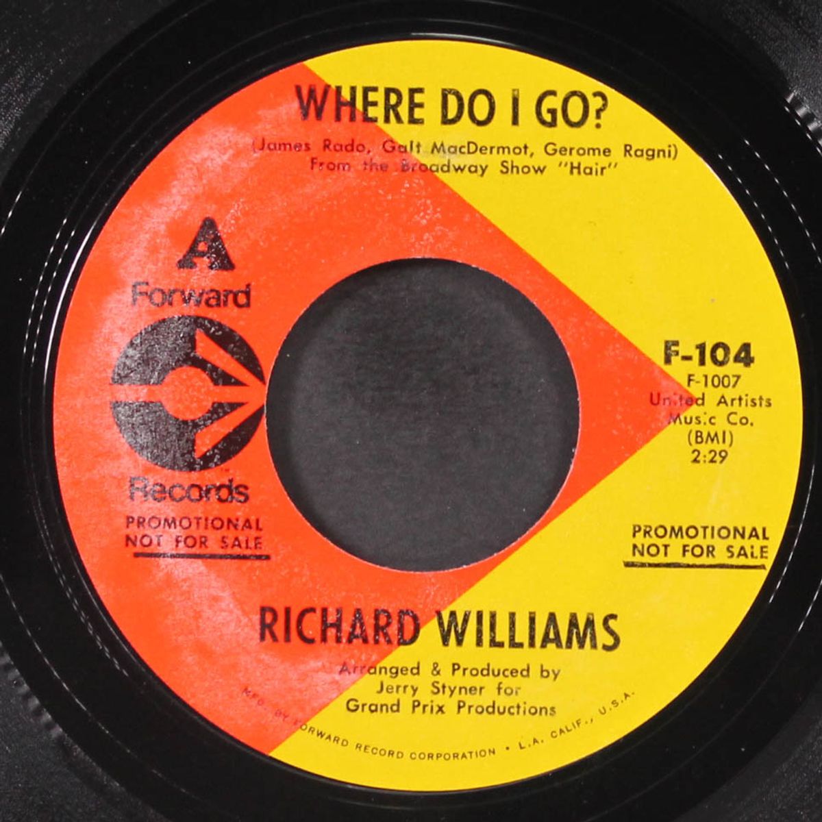 where do i go / it hurts by RICHARD WILLIAMS