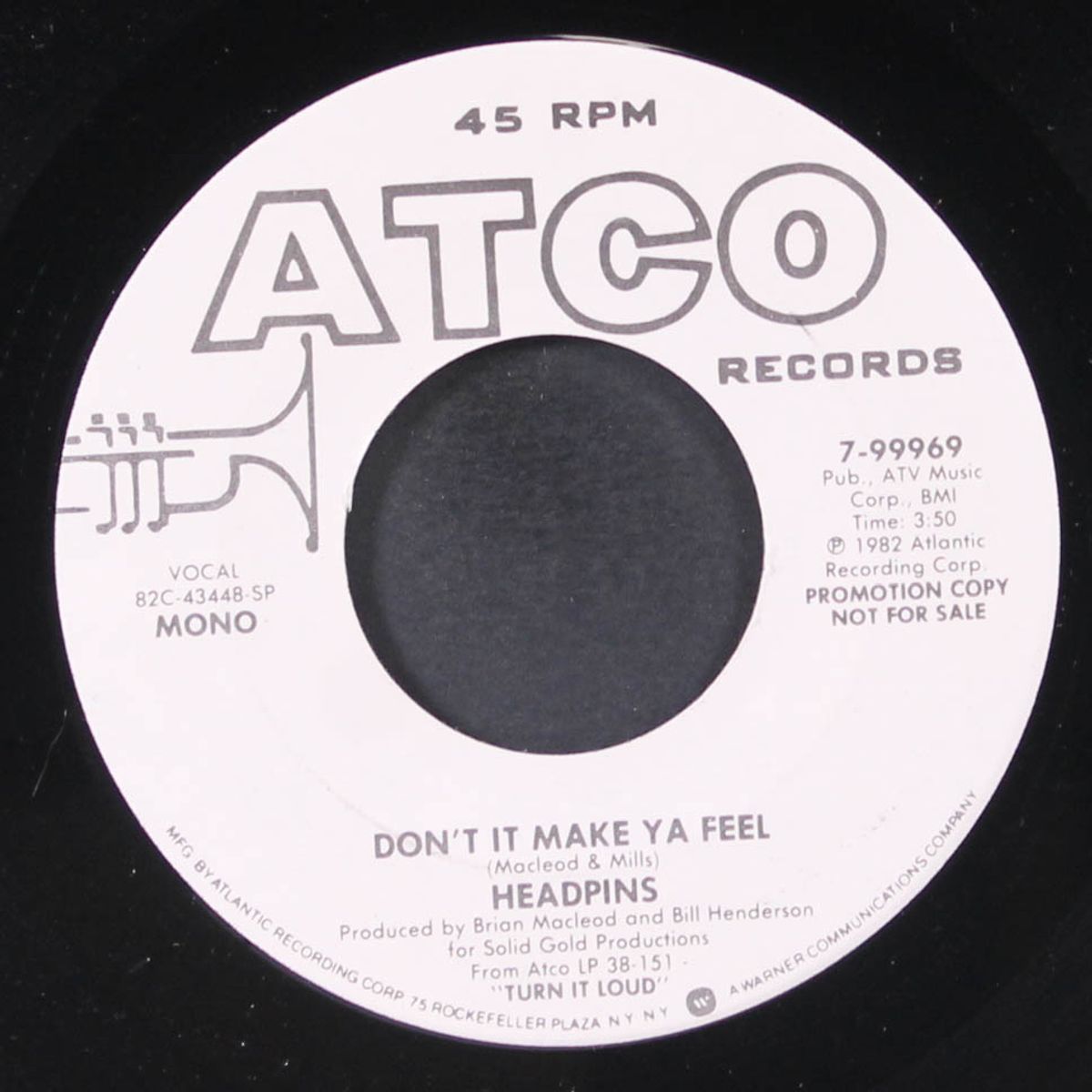 don't it make ya feel / mono by HEADPINS