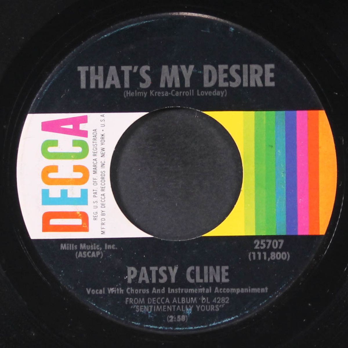 foolin' 'round / that's my desire by PATSY CLINE