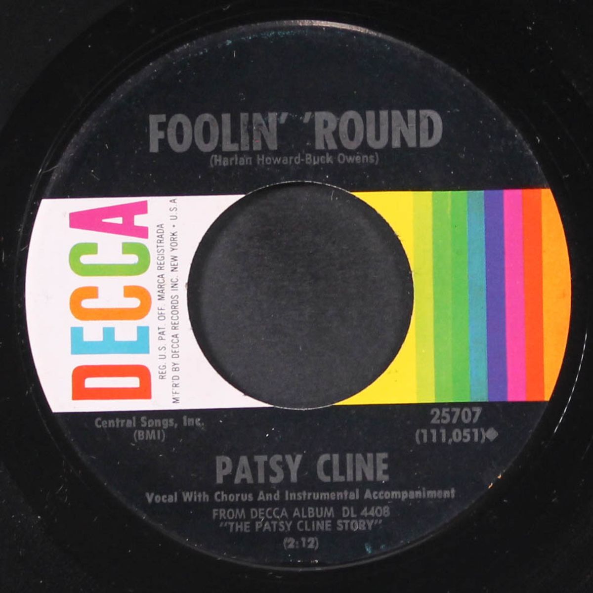foolin' 'round / that's my desire by PATSY CLINE