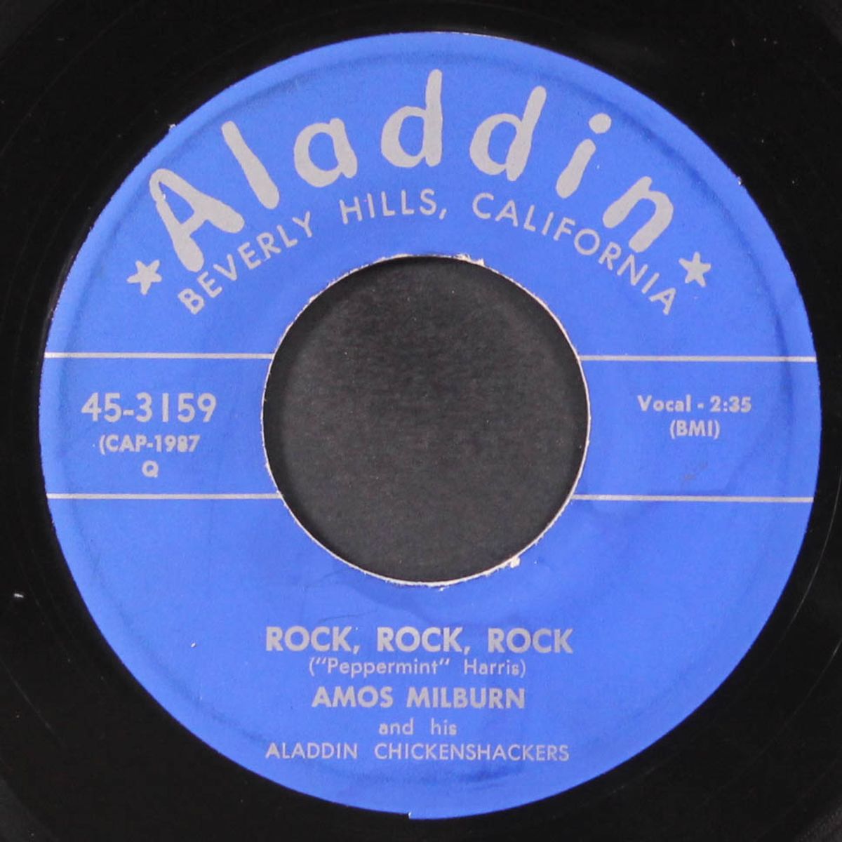 rock, rock, rock / boo hoo by AMOS MILBURN
