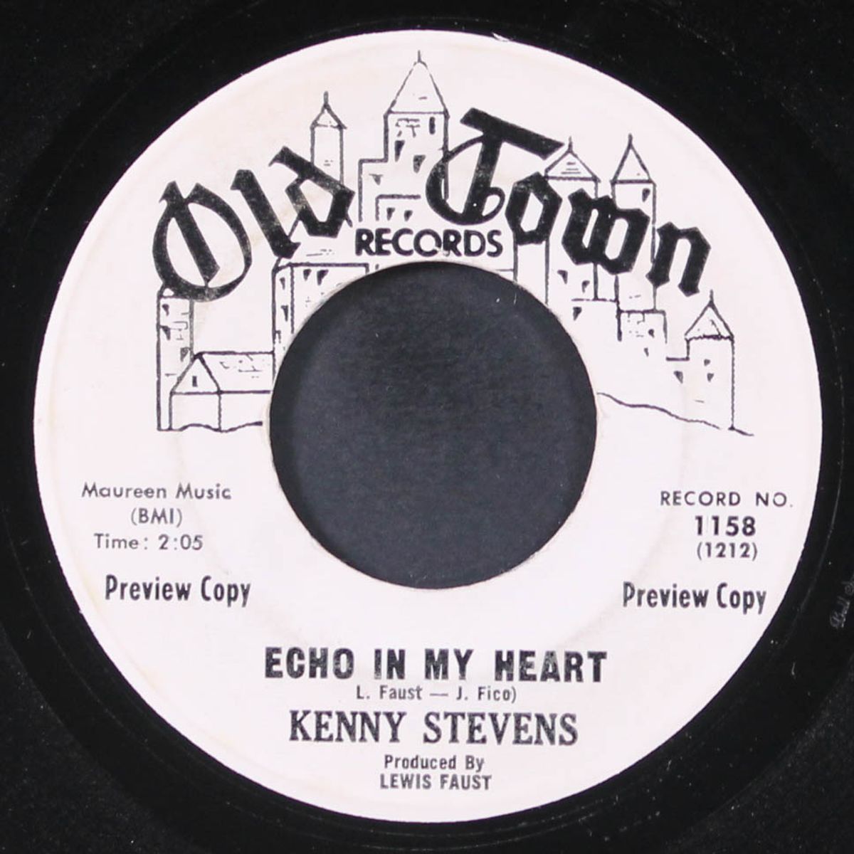 it was love at first sight / echo in my heart by KENNY STEVENS