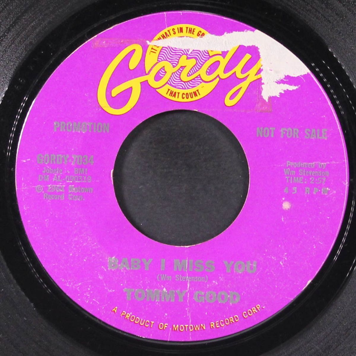 baby i miss you / leaving here by TOMMY GOOD