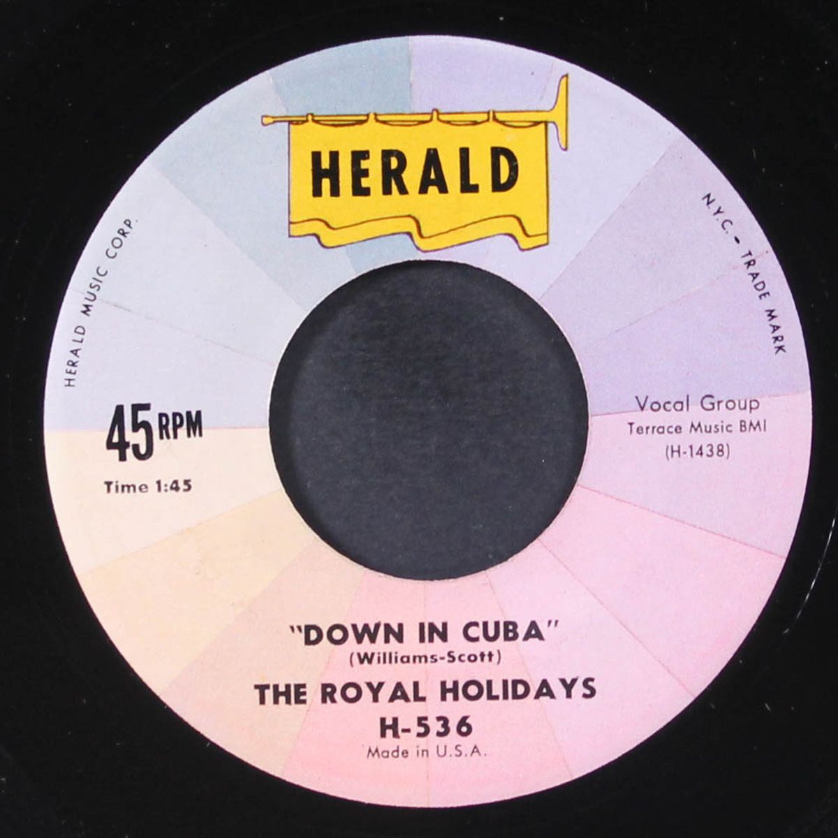 down in cuba / swingin' at the bandstand by ROYAL HOLIDAYS