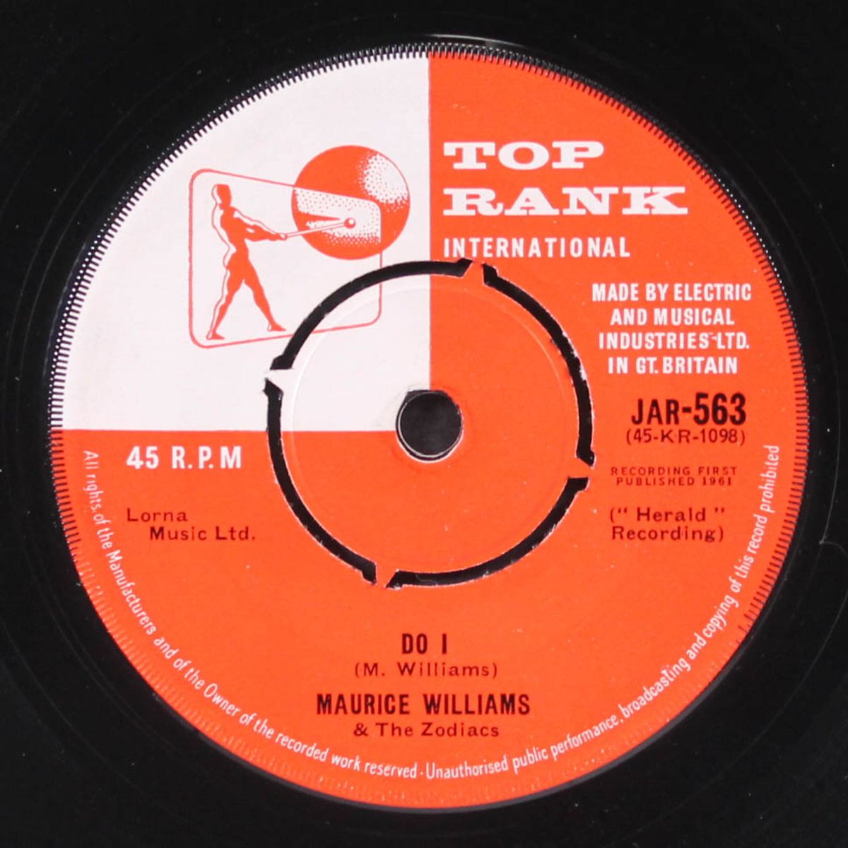 do i / come along by MAURICE WILLIAMS & ZODIACS