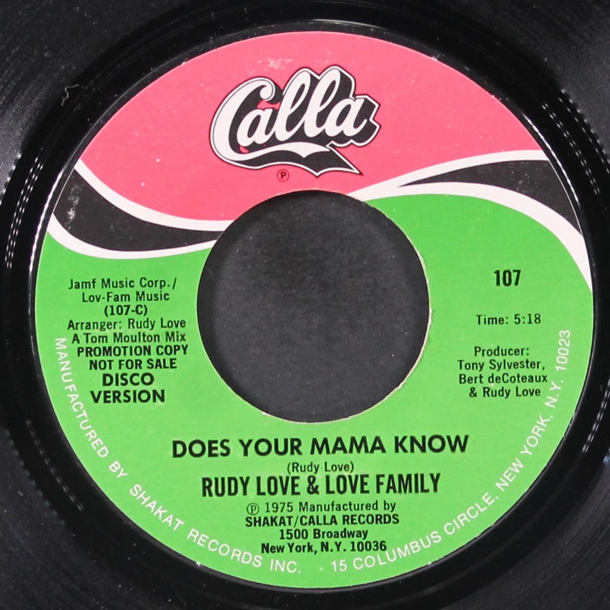 does your mama know / does your mama know (disco version) by RUDY LOVE & LOVE FAMILY