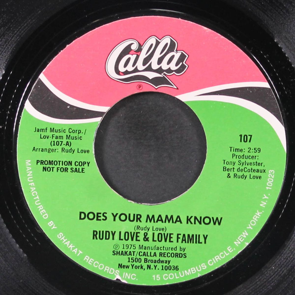does your mama know / does your mama know (disco version) by RUDY LOVE & LOVE FAMILY